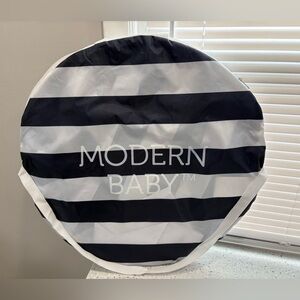 Modern Baby Striped UPF 50 Sun Tent